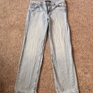 Aeropostale Light Blue Low Rise Baggy Jeans